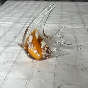 Glass fish figure home decor